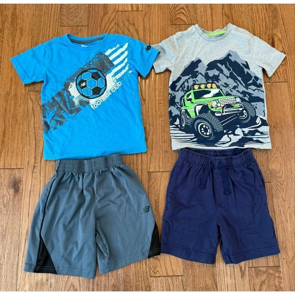Boys New Balance Tommy Bahama outfit bundle size 6/7